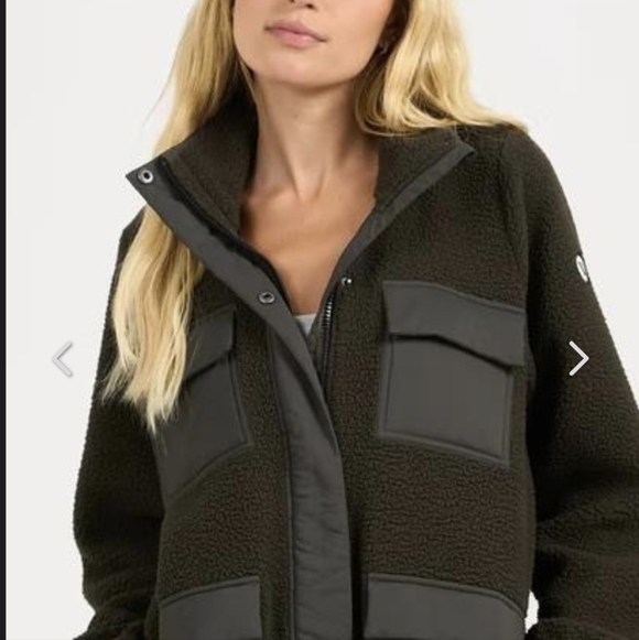 Vuori Jackets & Blazers - VUORI WOMENS SHERPA FLEECE JACKET ,SIZE:LARGE ;MODEL VW524, COLOR:GREEN